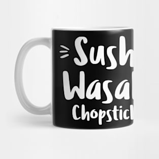 Sushi Wasabi Chopsticks Mug